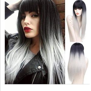 Synthetic costume wig